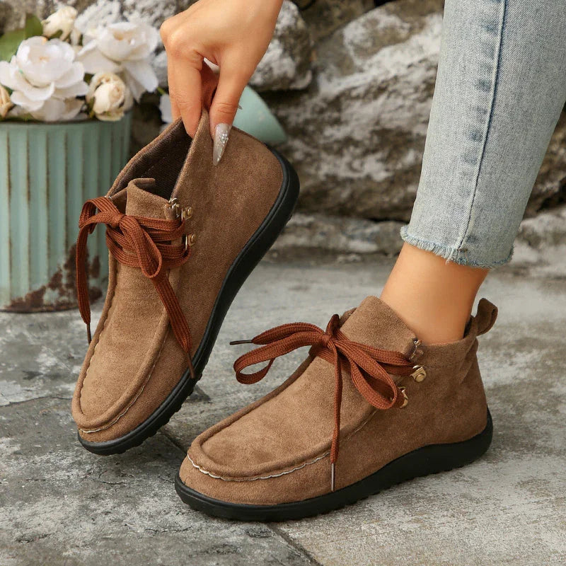 Unisex High Top Suede Arch Support Shoes