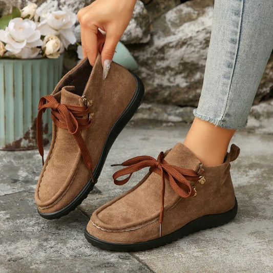 Unisex High Top Suede Arch Support Shoes