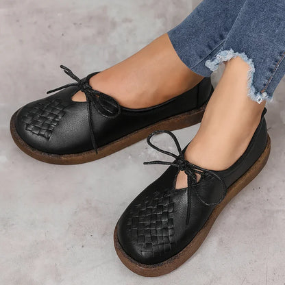 Genuine Leather Ethnic Flat Shoes for Women