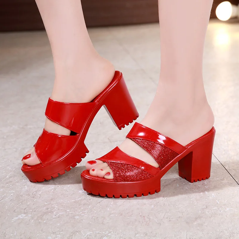 Comfortable Wedge Sandals with Mid-Heel