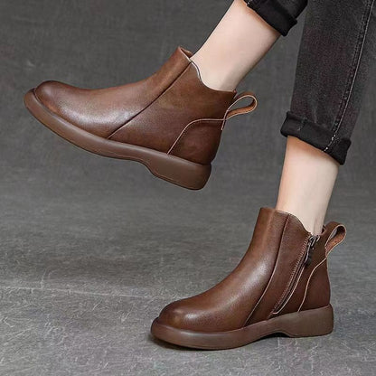 Elegant Women’s Ankle Boots with Anti-Slip Soft Sole