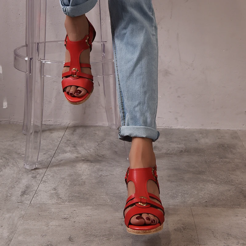 Elegant Heeled Pluss Size Sandals