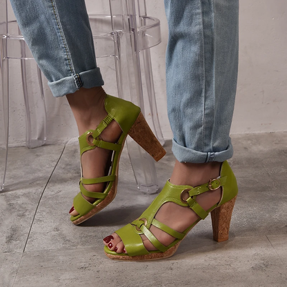 Elegant Heeled Pluss Size Sandals