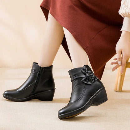 Comfortable Mid-Heel Ankle Boots for Women