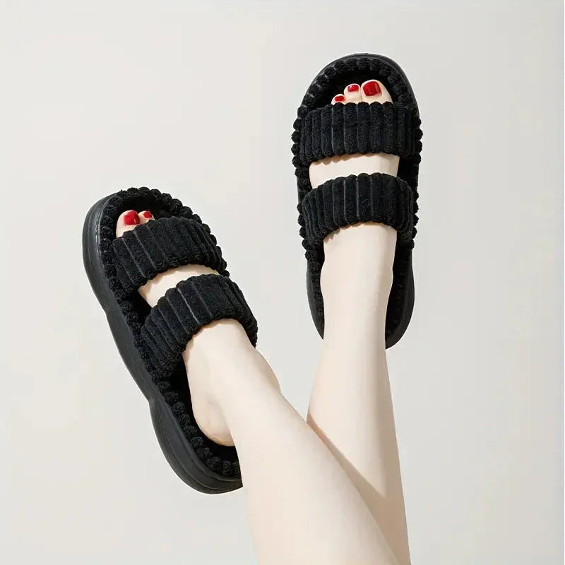Orthopedic Double Strap Platform Sandals