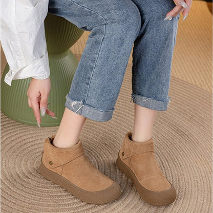 Warm Suede Orthopedic Comfort Booties for Women