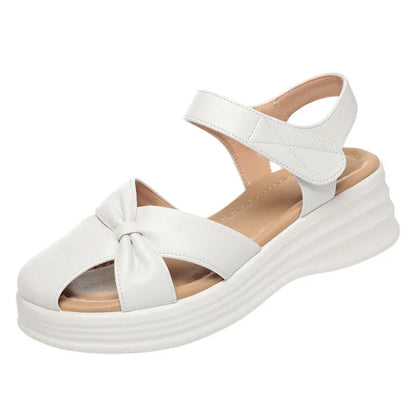 Low-Wedge Arch Support Sandals