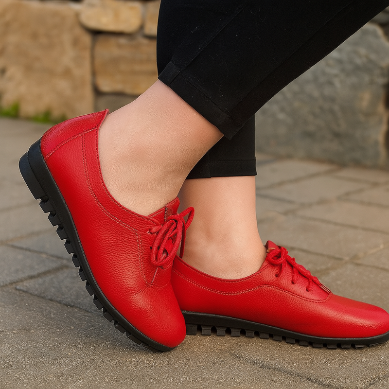 Soft Leather Women&#39;s  Shoes for Casual Wear