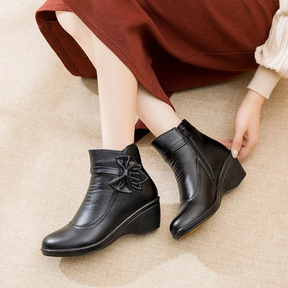 Comfortable Mid-Heel Ankle Boots for Women
