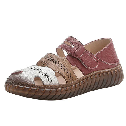 Extra-wide Round Toe Box Comfortable Flat-Bottomed Shoes