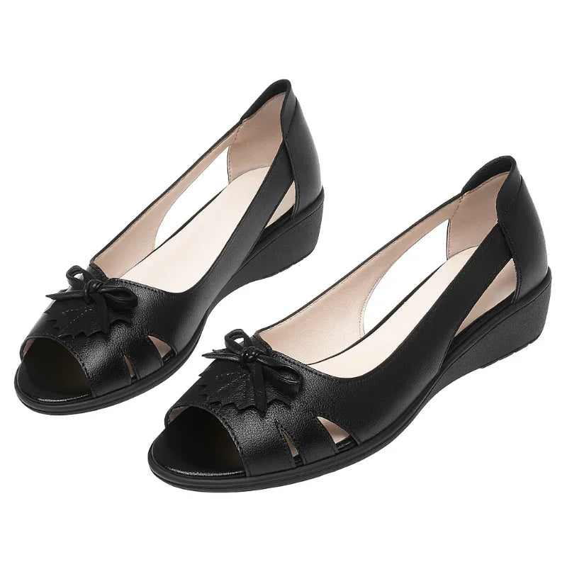 Comfortable Low-Platform Elegant Sandals