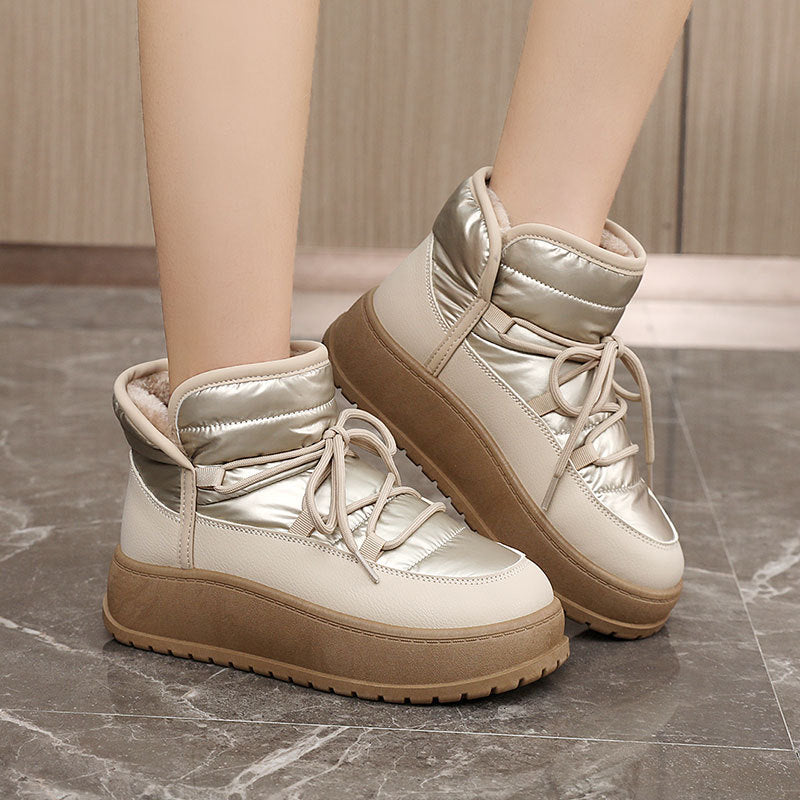 Fashionable Comfort-Platform Winter Boots