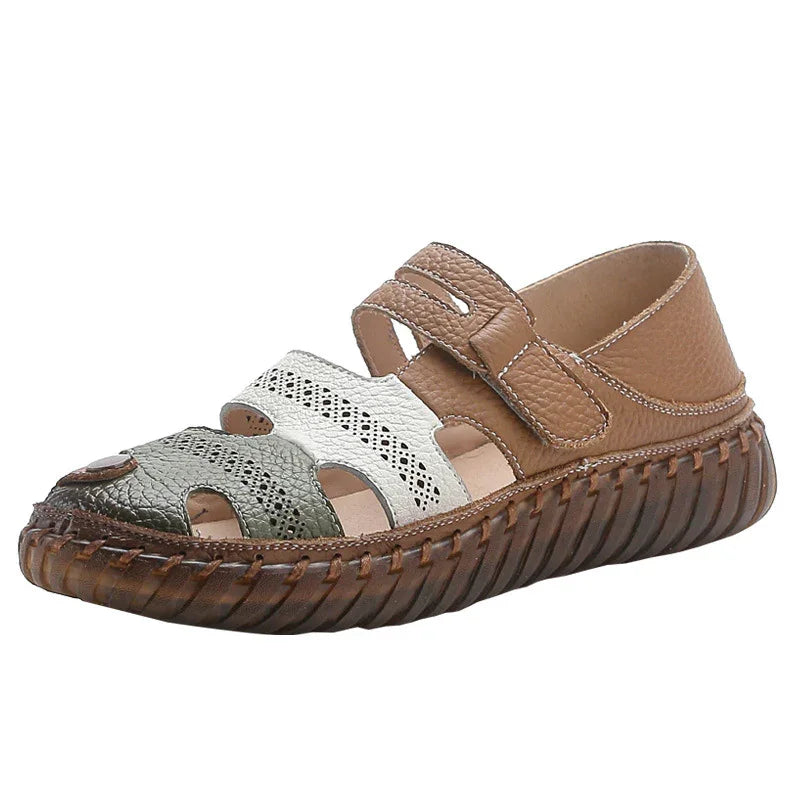 Extra-wide Round Toe Box Comfortable Flat-Bottomed Shoes