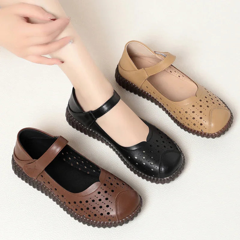 Comfortable Work-to-Casual Leather Sandals