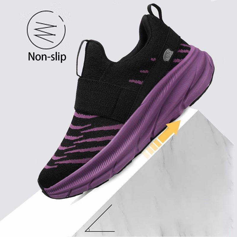 Stylish Women&#39;s Slip-On Walking Sneakers