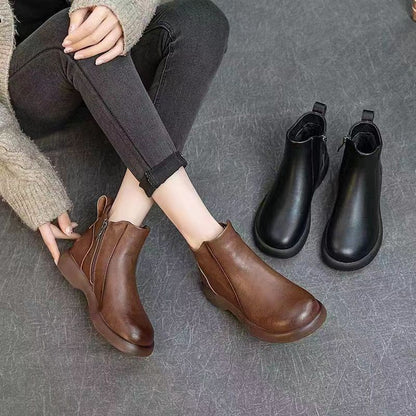 Elegant Women’s Ankle Boots with Anti-Slip Soft Sole
