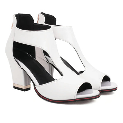 Orthopedic Comfort Square Heel Sandals