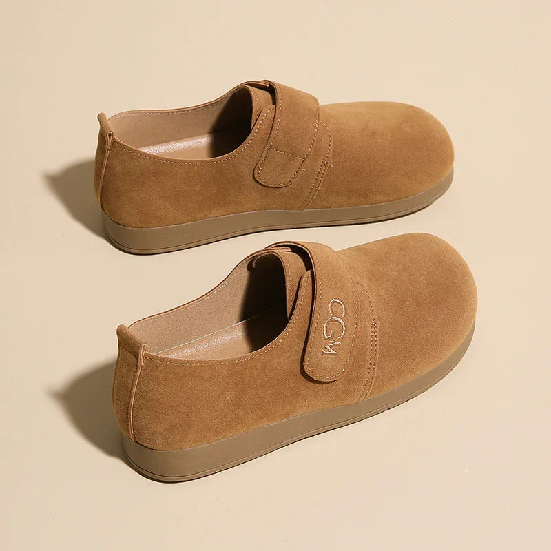 Retro Casual Suede Walking Shoes