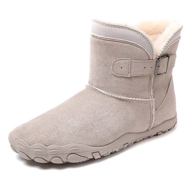 Zero-Drop Ergonomic Barefoot Boots with Flexible Outsole