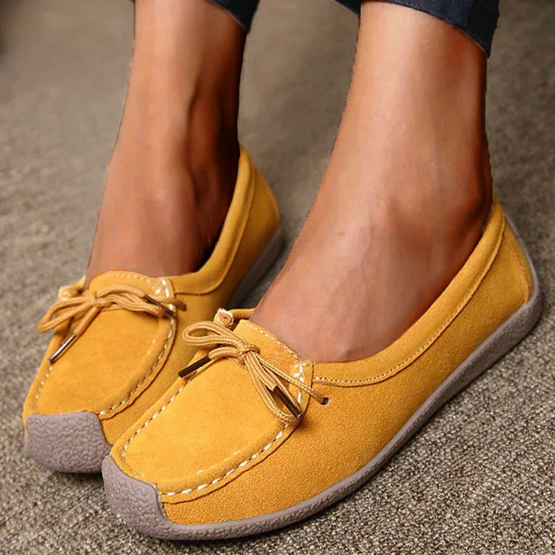 Comfortable Low-Cut Flat Shoes