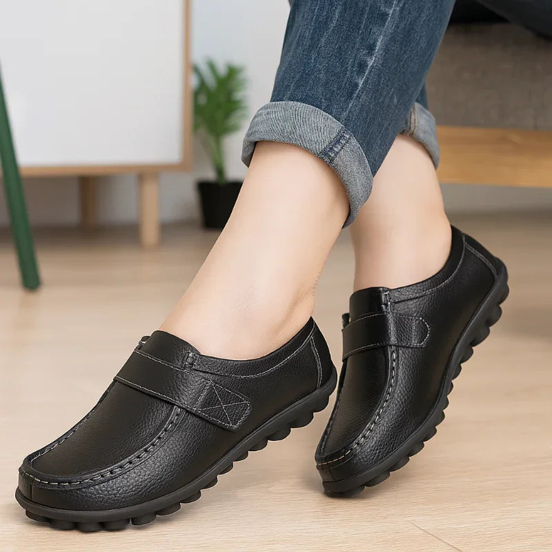 Elegant and Chic Leather Loafers for Women