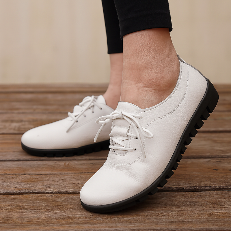Soft Leather Women&#39;s  Shoes for Casual Wear