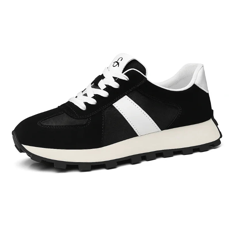 Lightweight Walking Shoes with Heel Lift