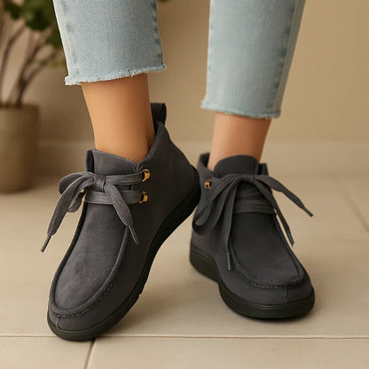 Unisex High Top Suede Arch Support Shoes