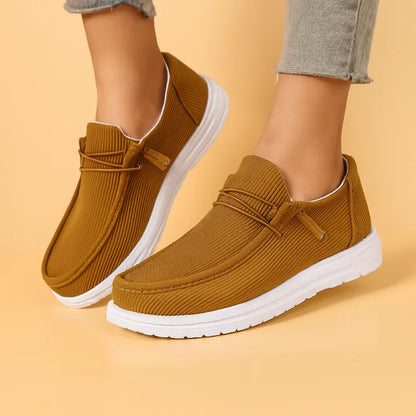 Women's Breathable Canvas Slip-On Sneakers
