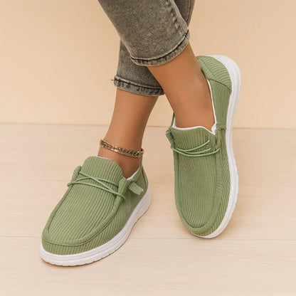 Women's Breathable Canvas Slip-On Sneakers