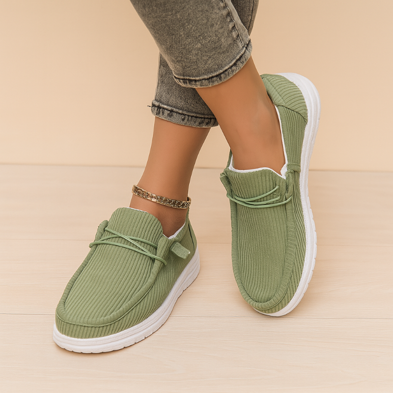 Women&#39;s Breathable Canvas Slip-On Sneakers