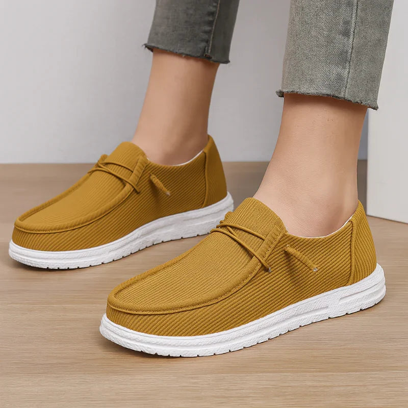 Women's Breathable Canvas Slip-On Sneakers