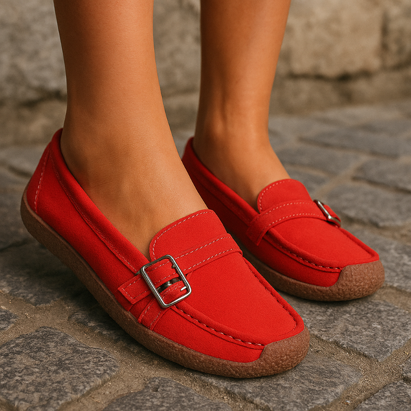 Casual Slip-On Leather Shoes for All-Day Comfort
