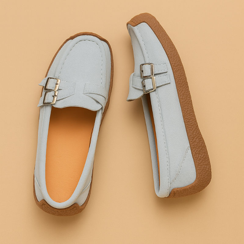 Casual Slip-On Leather Shoes for All-Day Comfort
