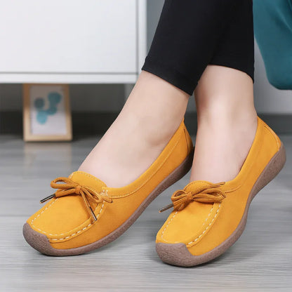 Comfortable Low-Cut Flat Shoes