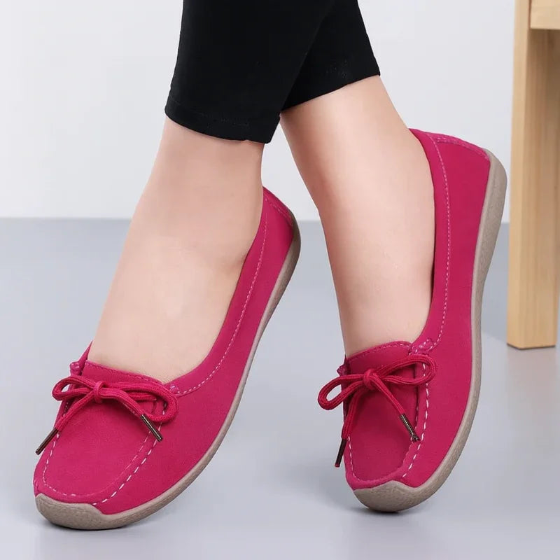 Comfortable Low-Cut Flat Shoes