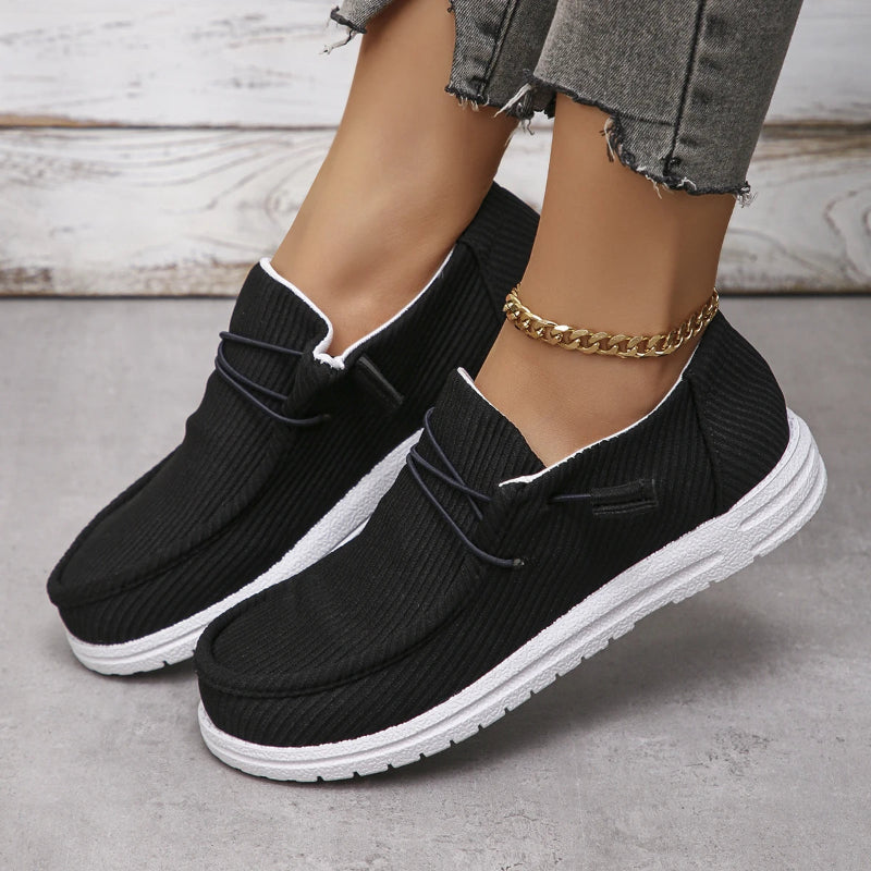 Cora Women&#39;s Slip-On Sneakers | Breathable Canvas, Platform Design 2