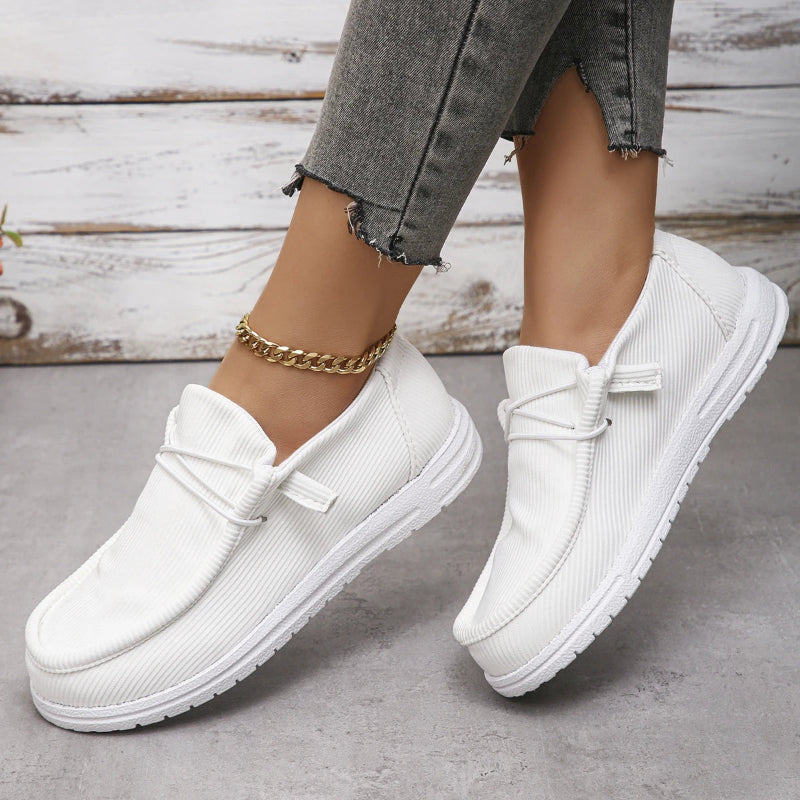 Cora Women&#39;s Slip-On Sneakers | Breathable Canvas, Platform Design 3