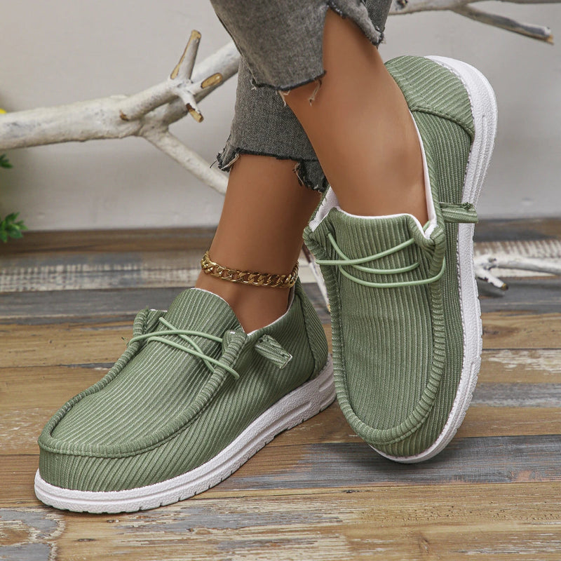 Cora Women&#39;s Slip-On Sneakers | Breathable Canvas, Platform Design 5