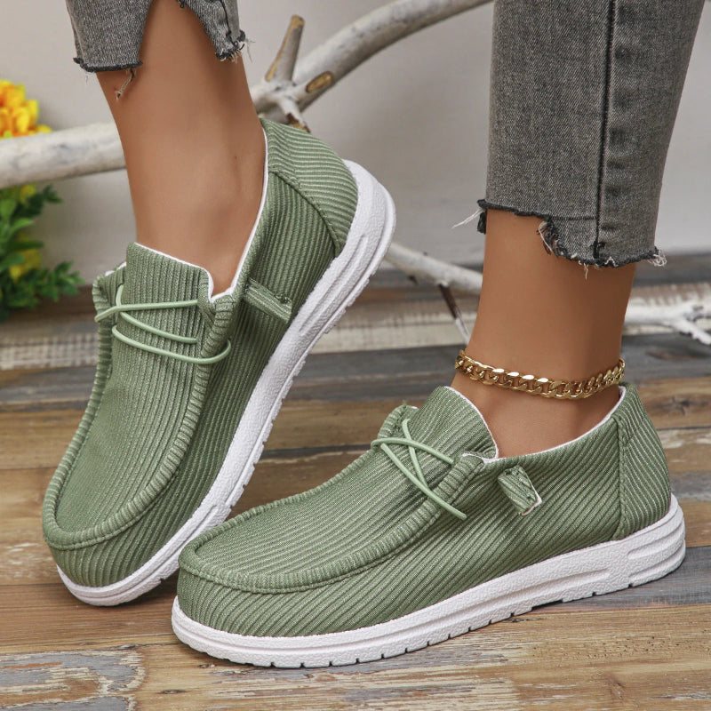 Cora Women&#39;s Slip-On Sneakers | Breathable Canvas, Platform Design 7
