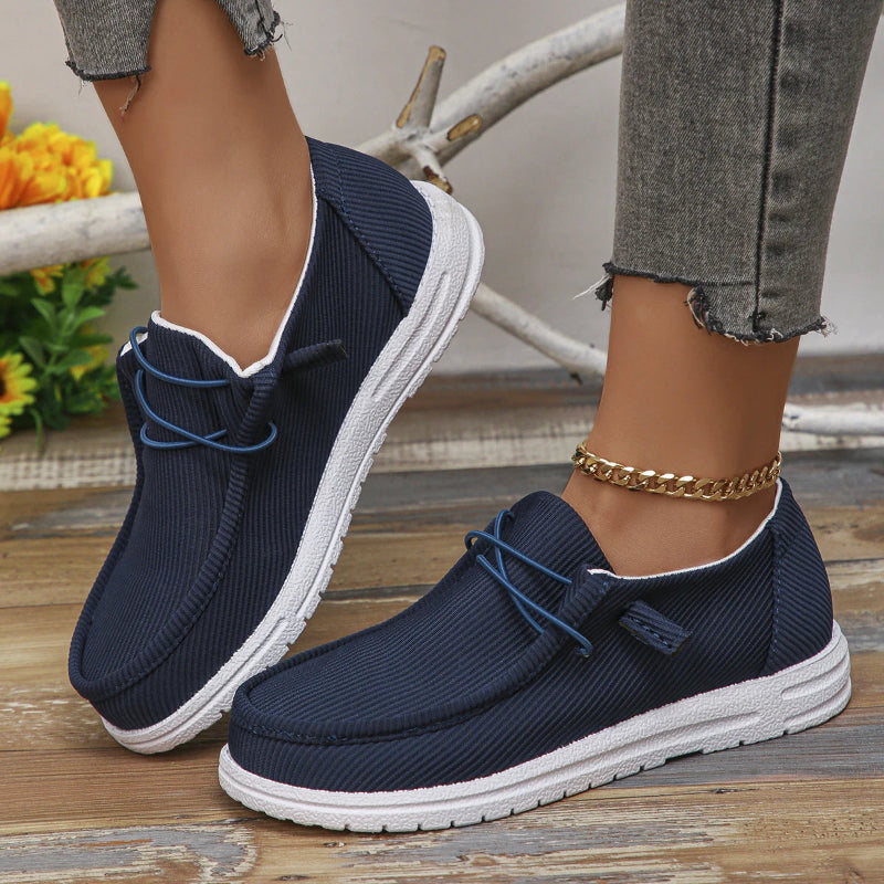Cora Women&#39;s Slip-On Sneakers | Breathable Canvas, Platform Design 9
