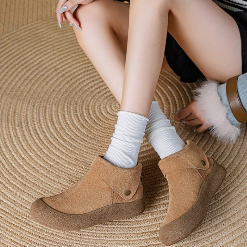 Warm Suede Orthopedic Comfort Booties for Women