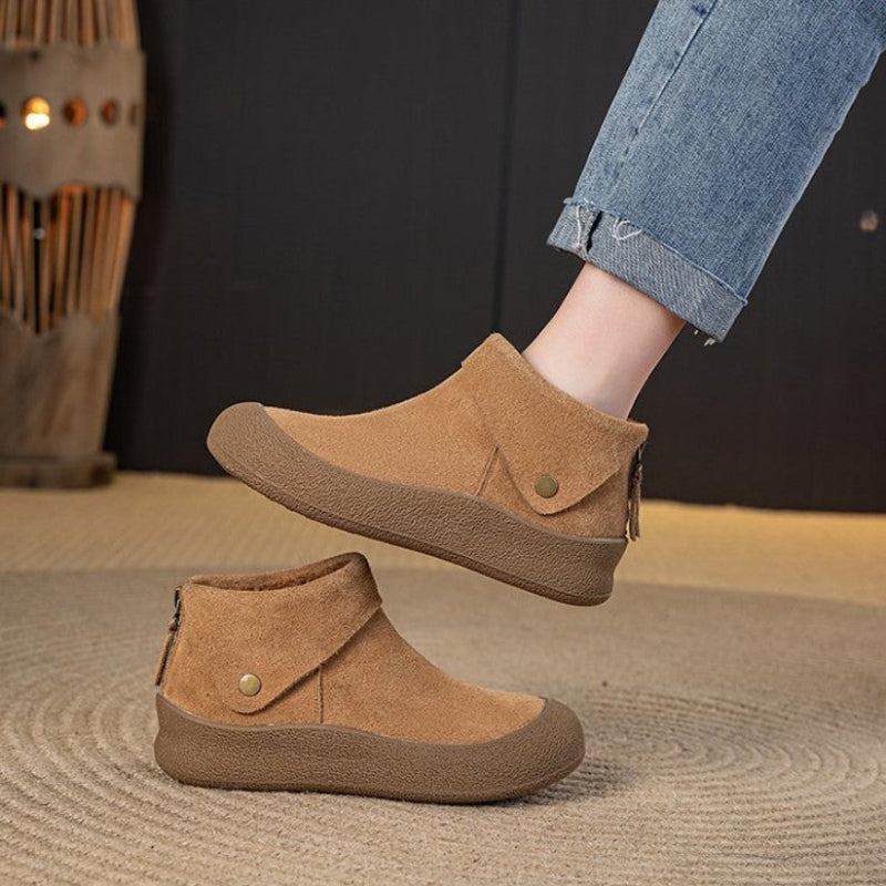 Warm Suede Orthopedic Comfort Booties for Women