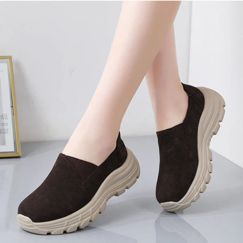 Women's Casual Chunky Sole Sneakers