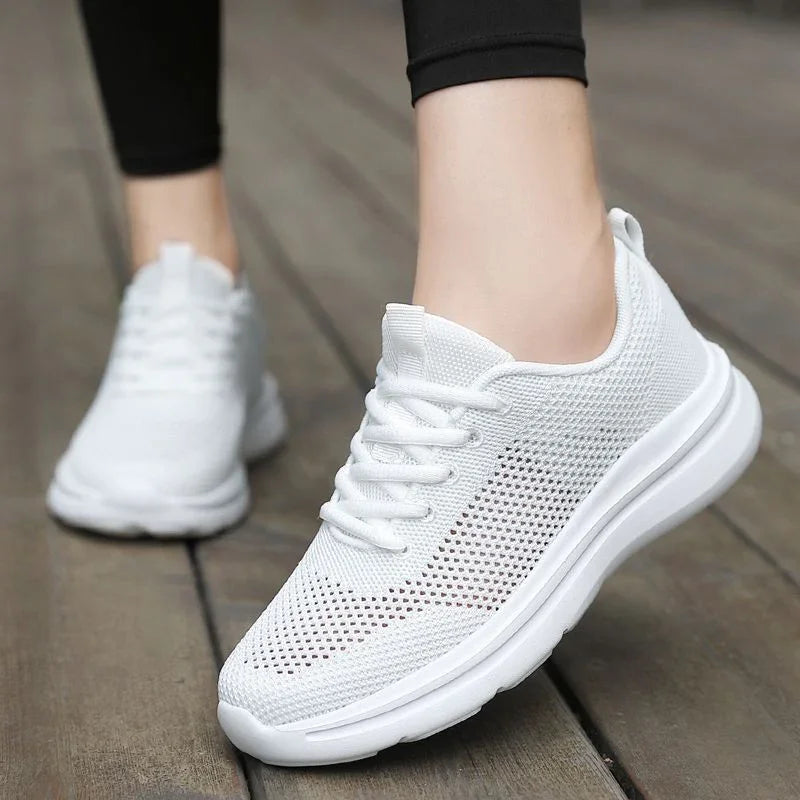 Women's Breathable Mesh Walking Sneakers Lightweight