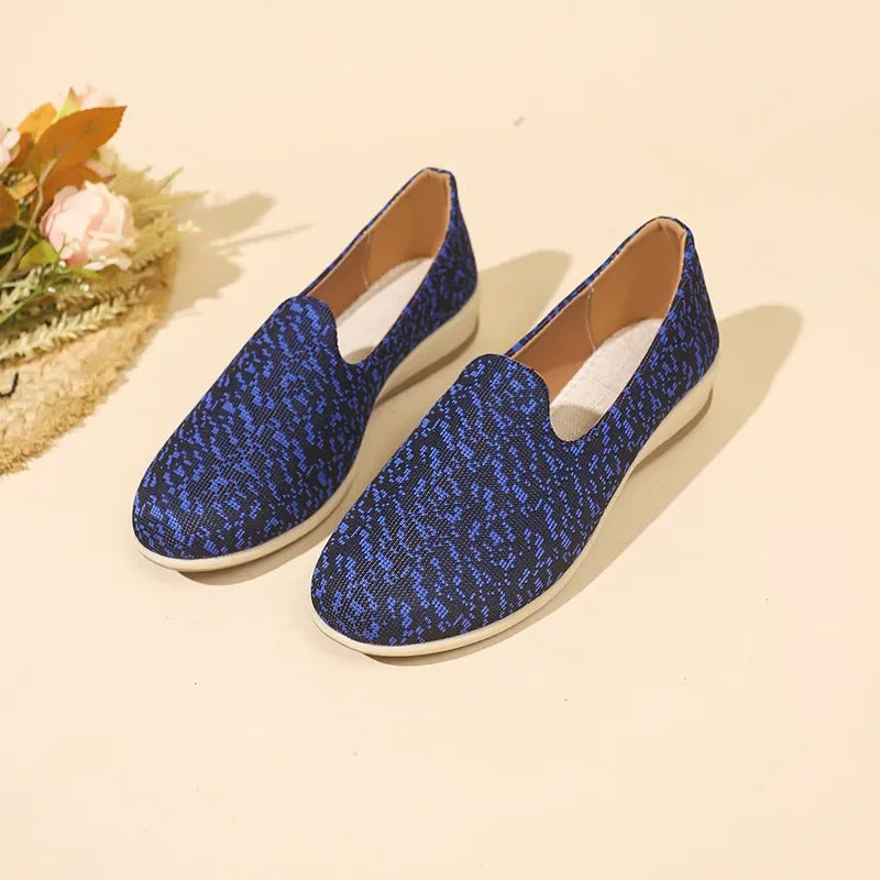 Women's Vibrant Pattern Slip-On Loafers