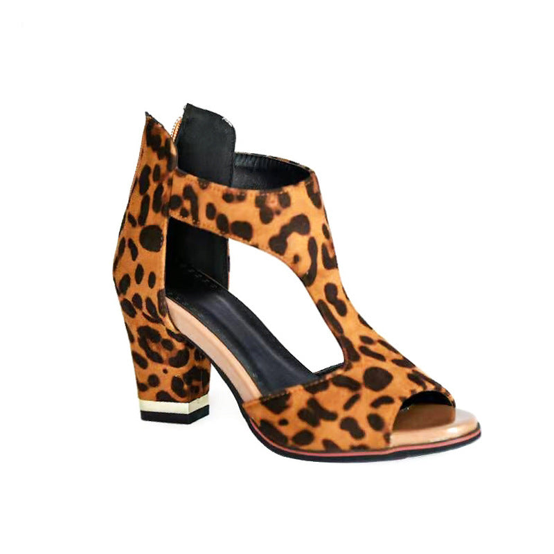 Orthopedic Comfort Square Heel Sandals