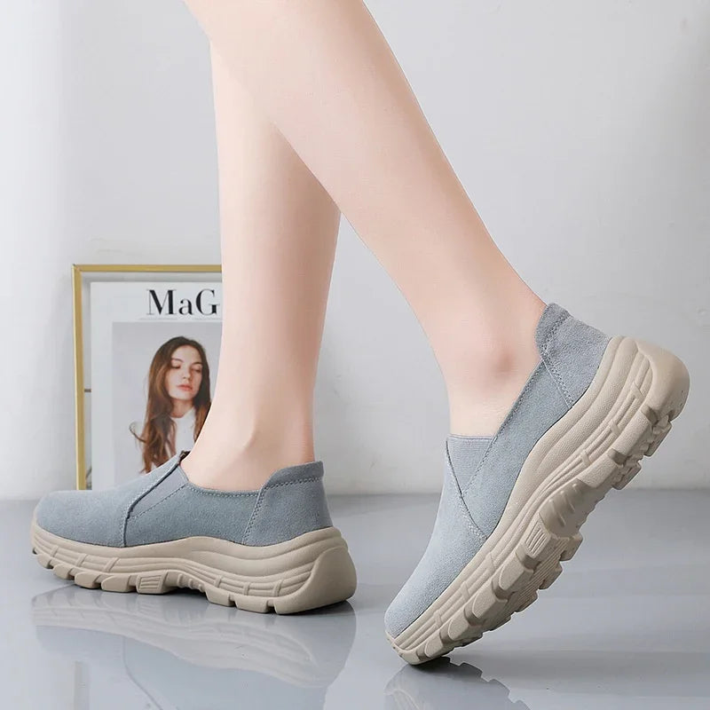 Women's Casual Chunky Sole Sneakers