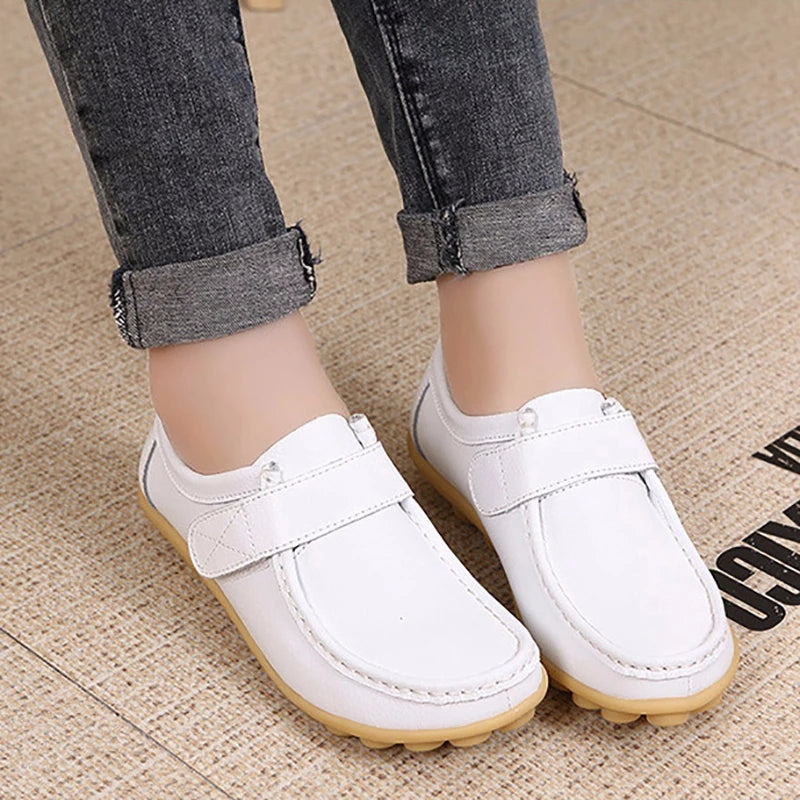 Elegant and Chic Leather Loafers for Women