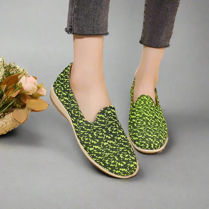 Women's Vibrant Pattern Slip-On Loafers